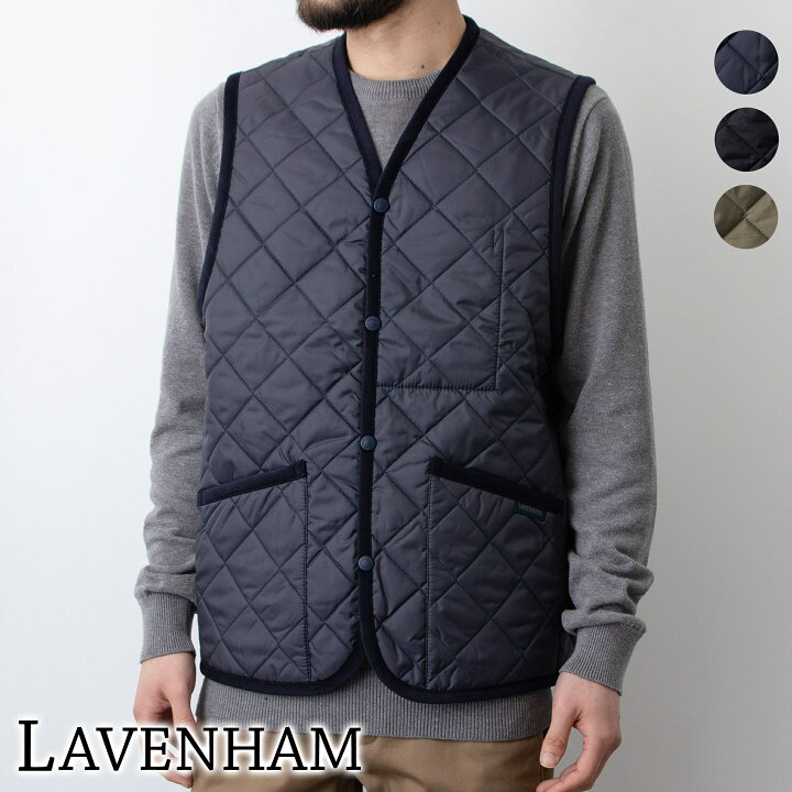 楽天市場】ラベンハム LAVENHAM メンズ キルティングベスト CLASSIC 