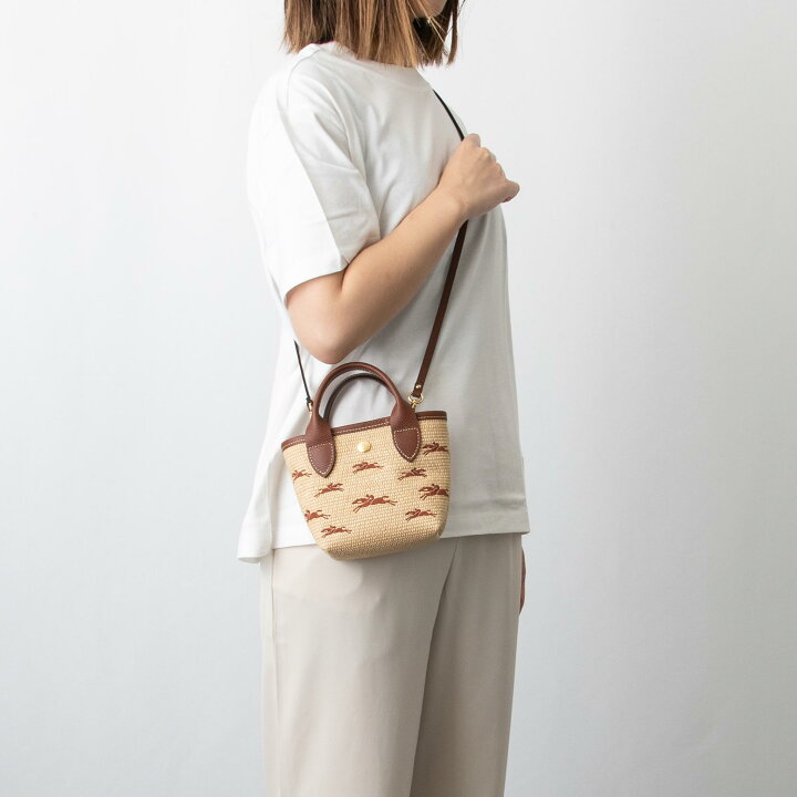 楽天市場】ロンシャン LONGCHAMP バッグ レディース メンズ かごバッグ 