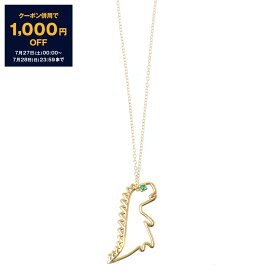 【10％OFFクーポン＆ポイント3倍】アリータ ALIITA ネックレス ダイナソーモチーフ イエローゴールド DINO ESMERALDA DINO EMERALD NECKLACE ROLO [ディノ エメラルド ネックレス] NRPU7I0023YG09K 9KT J1000 YELLOW GOLD【2024SS】