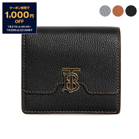 【最大5,000円クーポン】バーバリー BURBERRY 財布 レディース 二つ折り財布 MONOGRAM MOTIF TB BIFOLD WALLET [TBフォールディングウォレット] LGL:132133【ミニ財布】【英国】【2024SS】