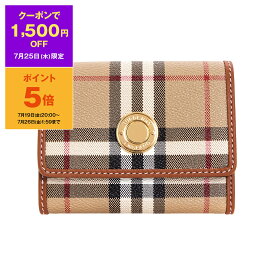 【10％OFFクーポン対象】バーバリー BURBERRY 財布 レディース 三つ折り財布 LANCASTER [チェック スモール フォールディングウォレット] 80704151 DFC:143231 A7026 ARCHIVE BEIGE【ミニ財布】【英国】【2024SS】