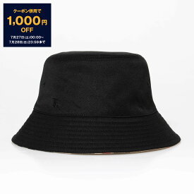 【10％OFFクーポン＆ポイント3倍】バーバリー BURBERRY 帽子 メンズ レディース バケットハット CHECK LINED BUCKET [リバーシブル コットンブレンド バケットハット] 80835281 140946【英国】【2024SS】