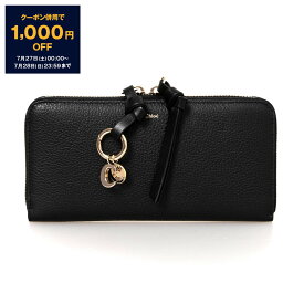 【10％OFFクーポン＆ポイント3倍】クロエ CHLOE 財布 レディース ラウンドファスナー長財布 ブラック ALPHABET LONG ZIPPED WALLET [アルファベット] CHC21WP941 (CHC17AP941) F57 001 BLACK