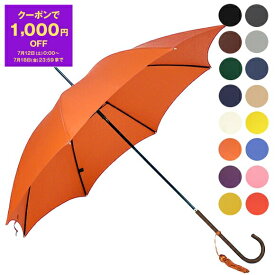 【1,000円クーポン対象】フォックスアンブレラズ FOX UMBRELLAS 傘 長傘 日傘 SLIM LEATHER CROOK HANDLE レディース WL1【晴雨兼用】【ブランド】【レイングッズ】【英国ブランド】
