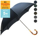【最大10,000円クーポン＆ポイント5倍】フォックスアンブレラズ FOX UMBRELLAS 傘 長傘 HORN INSET HARDWOOD HANDLE メンズ GT18【レイングッズ】【英国】【国内配送】