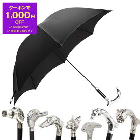 【1,000円クーポン対象】フォックスアンブレラズ FOX UMBRELLAS 傘 長傘 日傘 NICKEL FINISH ANIMAL HEAD HANDLE メンズ GT29【晴雨兼用】【レイングッズ】【英国ブランド】