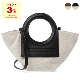 【期間限定セール！15％OFF＆ポイント5倍】ヘリュー HEREU バッグ レディース 2WAYハンド/ショルダーバッグ CALA MINI CANVAS TOTE BAG WITH LEATHER STRAP [全2色]【mkd15】