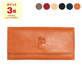 【ポイント5倍】イルビゾンテ IL BISONTE 財布 レディース メンズ 長財布 CLASSIC CONTINENTAL WALLET SCW009 PV0005