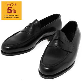 【ポイント5倍】ジョンロブ JOHN LOBB レザーシューズ ビジネスシューズ 革靴 ブラック LOPEZ LOAFER [ロペス ローファー] メンズ 309031LE1R SINGLE LEATHER SOLE LAST 4395 BLACK【英国ブランド】