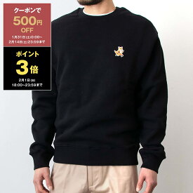 【10％OFFクーポン対象】メゾン キツネ MAISON KITSUNE スウェット SPEEDY FOX PATCH COMFORT SWEATSHIRT [スウェットシャツ] メンズ MM00313 KM0307【秋冬アイテム】