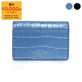 【最大10,000円クーポン】スマイソン SMYTHSON 名刺入れ（カードケース） MARA FOLDED CARD CASE WITH SNAP CLOSURE [マラ 二つ折りカードケース] レディース メンズ【ミニ財布】【英国】【2025SS】