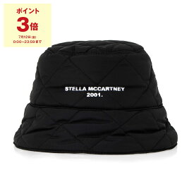 【ポイント5倍】ステラマッカートニー STELLA McCARTNEY 帽子 レディース ハット BLACK×KHAKI（ブラック×カーキ） HAT QUILTED ECO NYLON 900453 WP0076 T840 BLACK/KHAKI【英国】