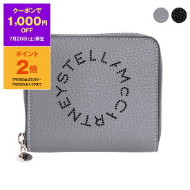 【ポイント3倍】ステラマッカートニー STELLA McCARTNEY 財布 レディース ラウンドファスナー二つ折り財布 STELLA LOGO [ステラ ロゴ] ZIP AROUND MINI WALLET 7P0009 WP0057【英国】