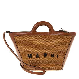 マルニ MARNI バッグ レディース かごバッグ 2WAYハンド/ショルダーバッグ ナチュラルブラウン TROPICALIA SMALL BAG [トロピカリア スモールバッグ] BMMP0068Q0 P3860 00M50 RAW SIENNA[S-0604]