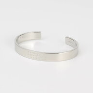 エムエム6 メゾンマルジェラ MM6 MAISON MARGIELA ブレスレット NUMERIC MINIMAL SIGNATURE CUFF BRACELE…