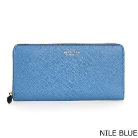 【ポイント5倍】スマイソン SMYTHSON 財布 ラウンドファスナー長財布 PANAMA LARGE ZIP AROUND PURSE [パナマ レザージップパース Lサイズ] レディース【英国ブランド】【2025AW】