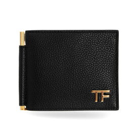 トムフォード TOM FORD 財布 メンズ 二つ折り財布（マネークリップ） MONEY CLIP WALLET YT231 LCL158G 1N001 BLACK/GOLD