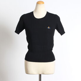 ヴィヴィアンウエストウッド VIVIENNE WESTWOOD レディース ラウンドネック半袖ニット BEA TOP 1803002Q Y0010【国内配送】【英国】【mkd_15】