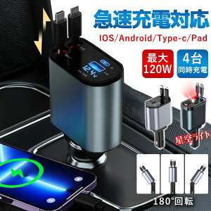 y2025ǁE}[dEzzVK[\Pbg  [d  [ 4in1  USB Type-C Lightning }[d 4|[g J[`[W[ 4䓯ɏ[d iPhone 15 14 莮 12V 24V App