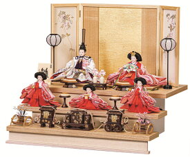 雛人形 平安豊久 三段飾り 紗良 ひな人形 三月人形 HI-074 p33