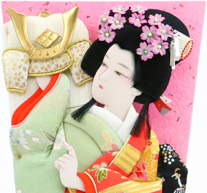 金彩杉園写し 押絵羽子板