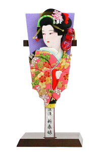 押絵羽子板 10号 浪漫娘 新春娘 飾り台付き むさしや豊山 KS23I022