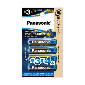 (�C���{�C�X�Ή�)�i�܂Ƃ߁j �p�i�\�j�b�N�A���J�����d�r �G�{���^NEO �G�V�J���p�b�P�[�W �P3�` LR6NJ�^4B 1�p�b�N�i4�{�j �y×5�Z�b�g�z