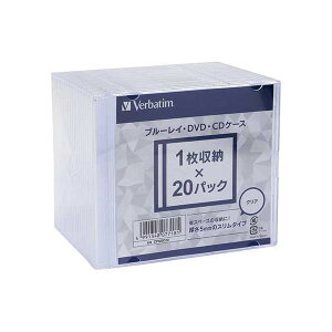 (�C���{�C�X�Ή�)Verbatim BD�EDVD�ECD�P�[�X 5mm�� 20��*10 CPSSC20