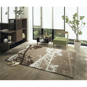 ���O�}�b�g/�O�~ �yGROVE RUG 140cm×200cm �u���E���z �����` �wNEXTHOME�x �k���r���O �_�C�j���O�l�y����s�z
