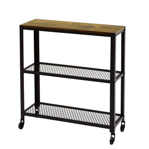 (�C���{�C�X�Ή�)�r���e�[�W�� ���[���b�N/���[�I �y3�i ��80×���s30×����87.5cm�z �X�`�[���t���[�� �L���X�^�[�t�� �g���i�y����s�z