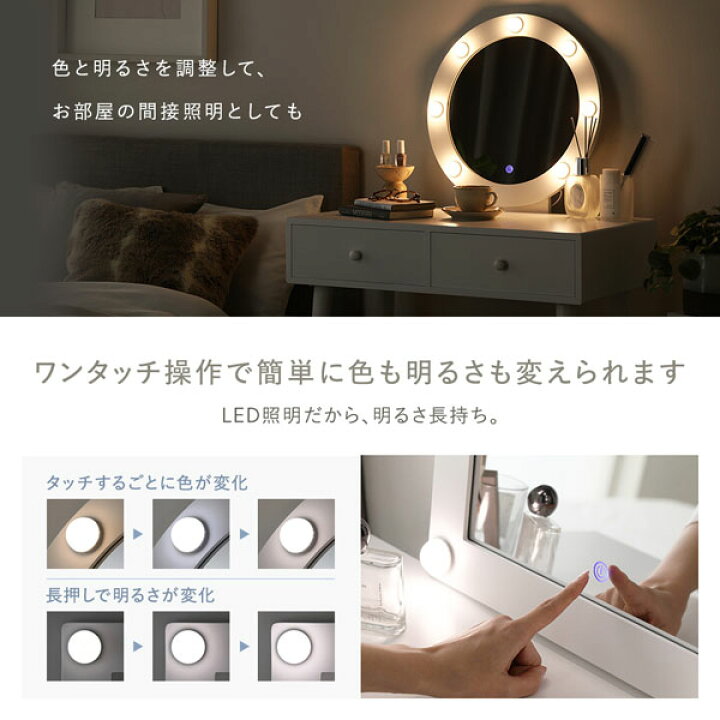 楽天市場】(インボイス対応)ドレッサー 約幅75×奥行47×高さ123×天板高 