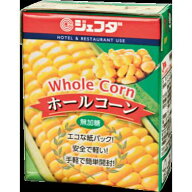 ホールコーン 紙パック 固形240G 380Gx24個入 《常温》 ジェフダ 学校給食 業務用