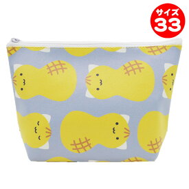 ぴーにゃっつ　ポーチ（ブルーグレー）【ネコポス対応】