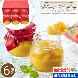 ＼お歳暮 早割 ポイント2倍／ギフト 翌日配達 お菓子 銀座マンゴープリン【6個】お歳暮 御歳暮 冬ギフト 帰省ギフト とろける スイーツ たっぷり フルーツ 当日出荷 銀座 あす楽 翌日配送 最短 御供 贈り物 マンゴー
