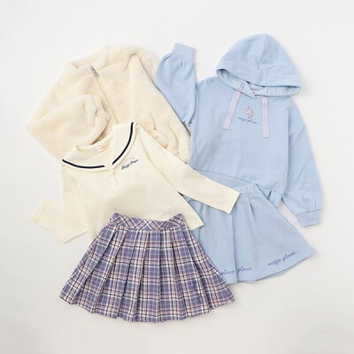 【予約】LOVETOXIC☆2018冬福袋☆Aセット(子供服/女の子/4点セット/MA-1/裏毛トレーナー/ガウチョパンツ/マフラー/アウター/トップス/ボトムス/小物)