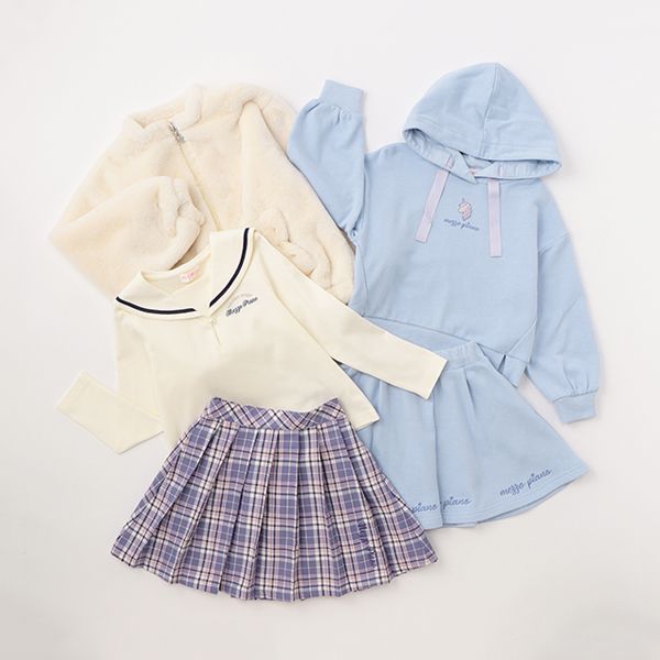 【予約】LOVETOXIC☆2018冬福袋☆Ａセット(子供服/女の子/４点セット/MA-1/裏毛トレーナー/ガウチョパンツ/マフラー/アウター/トップス/ボトムス/小物)