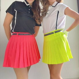 ゴルフウェア レディース カラーラインモノトーンポロシャツ C230201-01 韓国ゴルフウェア 半袖 モノトーン 安い プチプラ 黒 ピンク ポロシャツ シンプル トップス ゴルフ女子 可愛い 韓国ブランド プティオール