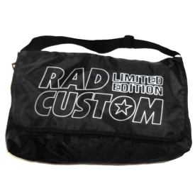 RAD CUSTOM ラッドカスタム ロゴプリント ショルダーバッグ (ブラック) 1634-19992 24×46×15cm 【メール便対応】