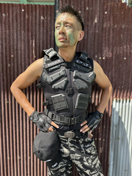 楽天市場】タクティカルベスト 本格デザイン 高品質 SWAT＆POLICE 
