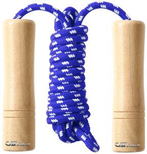 天然木 縄跳び 子供用 幼児 小学生用 調整可 丈夫 安全設計 練習用 フィットネス【メーカー30日保証付き】