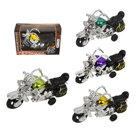 アメリカンバイク 12個セット 玩具　おもちゃ　子供 男の子　プルバック式　オートバイ