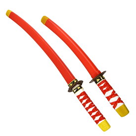 忍者刀と忍者小太刀のセット日本刀　太刀　刀　コスプレおもちゃ　小太刀　玩具