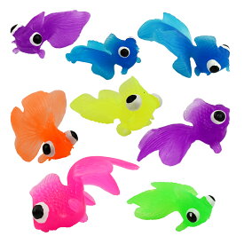 カラフル金魚 8個入りおもちゃ　水遊び　お風呂　すくい遊び