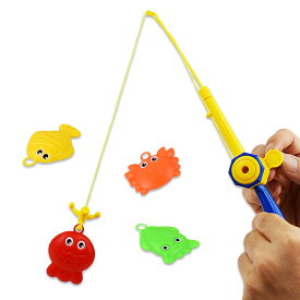 魚釣り名人玩具　おもちゃ　子供用キッズ　魚　竿　水遊び　つり　振動
