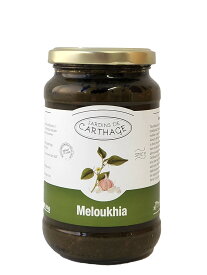 チュニジア産 モロヘイヤ・ペースト　350g　瓶Mloukhia (SUN ANTIPASTI, Tunisia) マグレブ　北アフリカ　モロヘイヤ　チュニジア料理　中東食材　スーパーフード　健康食品　チュニジアンスタイル　Tunisian-style Molokheiya / Molokhia / Melokhia　ペースト