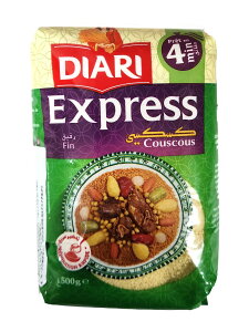 �f�B�A���@�N�X�N�X �G�L�X�v���X�@�ח� 500gCouscous Express Fin/Fine Grain (Diari,Tunisia)�@�`���j�W�A�����@�����b�R�����@�}�O���u�@�k�A�t���J�@�t�����X