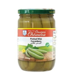 レバノン産 ワイルド・キューカンバー中東きゅうりのピクルス 400g Pickled Wild Cucumber/Comcombre Sauvage Marinee (Lebanon, Chtaura)