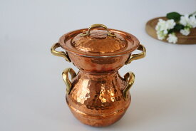 SMC クスクス鍋 （銅製） 0.5L 　 Couscoussier Cuivre/Copper　チュニジア製