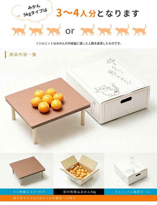 楽天市場 予約 猫と こたつと 思い出みかん 日本初 猫専用こたつ付 段ボール製 和歌山ミカン 5kg入セット 保護猫活動 有田みかん 天田 土生 ねこ 猫 こたつ みかん 鶏肉 からあげ通販のチキンナカタ 楽天市場 予約 猫と こたつと 思い出みかん 日本初 猫専用こたつ付 段ボール製 和歌山ミカン 5kg入セット 保護猫活動 有田みかん 天田 土生 ねこ 猫 こたつ みかん 鶏肉 からあげ通販のチキンナカタ