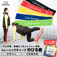 【SALE開催中！30%OFFクーポン】【Wawalag公式】トレーニングチューブ 5本セット フィットネス レジスタ…